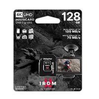 GOODRAM microSDXC 128GB IRDM (R:100/W:70 MB/s), UHS-I Class 10, U3, V30 + adaptér