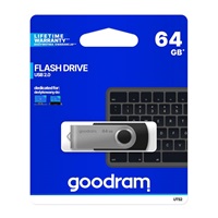 GOODRAM Flash Disk 64GB UTS2, USB 2.0, čierna