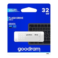 GOODRAM Flash disk 32GB UME2, USB 2.0, biela