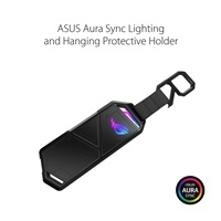ASUS ROG STRIX ARION SSD NVME AURA case, USB-C 3.2, M.2 NVMe SSD kovový box, délka 30-80 mm, AURA RGB