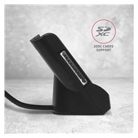 AXAGON CRE-SM2, USB externá 4-slotová čítačka čipových kariet/ID kariet (eCitizen) + SD/microSD/SIM
