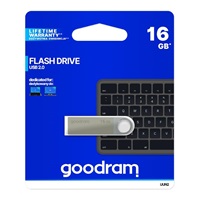 GOODRAM Flash Disk UUN2 16GB USB 2.0 striebra