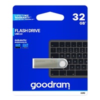 GOODRAM Flash Disk UUN2 32GB USB 2.0 striebra