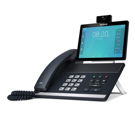 IP telefón Yealink VP59, 8" 1280x800 LCD, 2x 10/100/1000, Wi-Fi, Bluetooth, FHD kamera, PoE, 16xSIP, 2xUSB, bez adaptéra