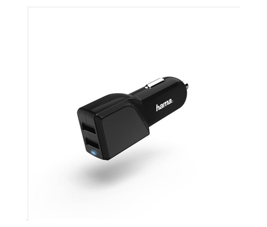 Dvojitá nabíjačka Hama USB do vozidla, 4,8 A