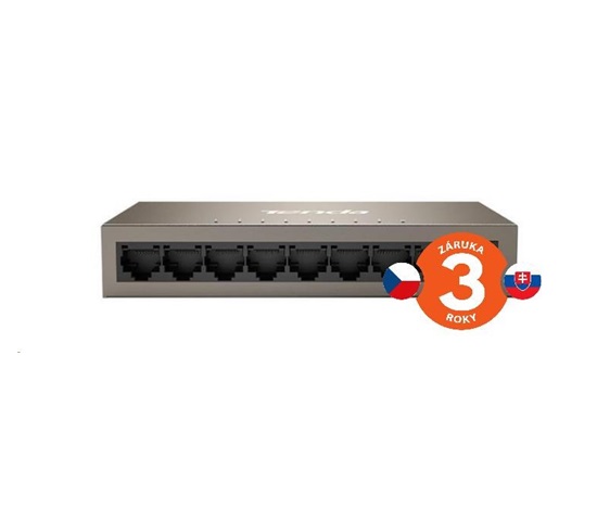 Tenda TEG1008M 8x Gigabitový stolný ethernetový prepínač
