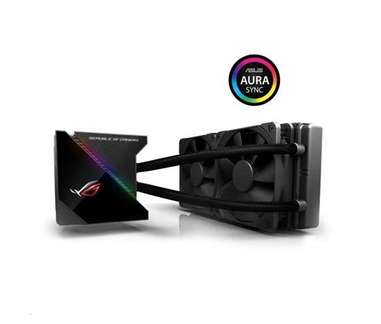 Vodný chladič procesora ASUS AIO ROG RYUJIN 240, 2x120mm