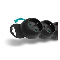 Predlžovací kábel CONNECT IT 230 V, 3 zásuvky, 1,5 m, s vypínačom (čierny)