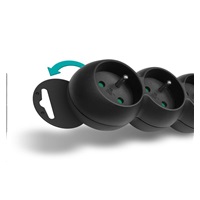 Predlžovací kábel CONNECT IT 230 V, 5 zásuviek, 5 m, bez vypínača (čierny)