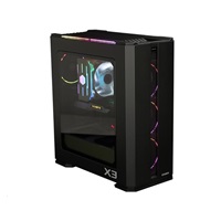 ZALMAN X3 Black, skrinka ATX bez zdroja, aRGB