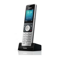 Yealink W56H IP DECT slúchadlo pre W60P, W56P, W52P, 2,4" farebný LCD displej 240x320, 6 prog.tl.