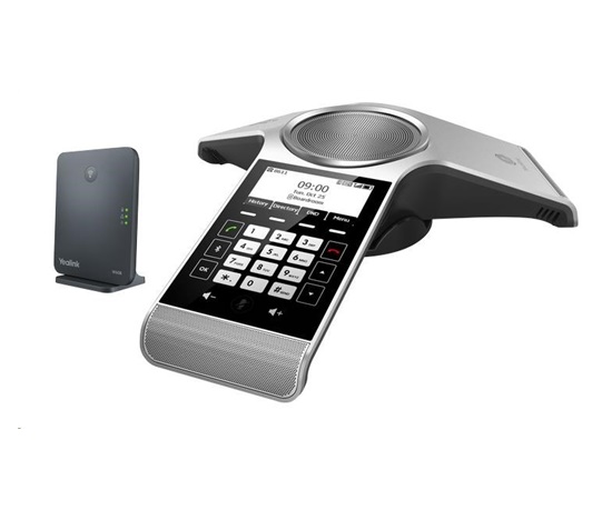 Základňa IP DECT + konferenčný telefón Yealink CP930W-Base, 3,1" 248x120 LCD, Bluetooth, 1x microUSB, 1x microSD
