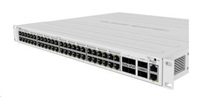 MikroTik Cloud Router Switch CRS354-48P-4S+2Q+RM, 650MHz CPU, 64MB, 1x10/100, 48xGLAN(PoE), 4xSFP+, 2xQSFP, vrátane. L5