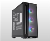 Cooler Master case MasterBox MB520 ARGB, E-ATX, Průhledná bočnice, 3x 120mm ARGB Fan, 1x 120mm Fan, Černá