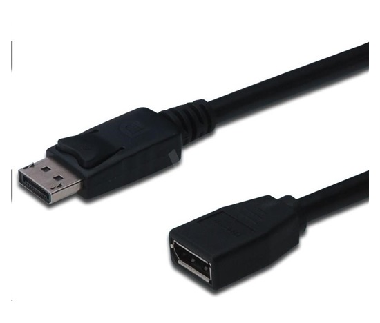 PREMIUMCORD Predlžovací kábel DisplayPort M/F 2m