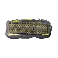 C-TECH klávesnice SCORPIA V2 (GKB-119), herní, CZ/SK, 7 barev podsvícení, programovatelná, černá, USB