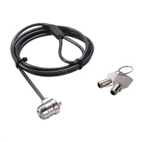 Bezpečnostný kábel DICOTA T-Lock Base, s kľúčom, štrbina 3x7 mm