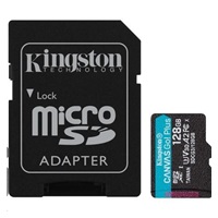 Karta Kingston 128GB microSDXC Canvas Go Plus 170R A2 U3 V30 + ADP