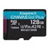 Kingston MicroSDXC karta 128GB Canvas Go! Plus, R:170/W:90MB/s, Class 10, UHS-I, U3, V30, A2