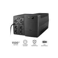 TRUST UPS Paxxon 1500VA UPS so 4 štandardnými zásuvkami