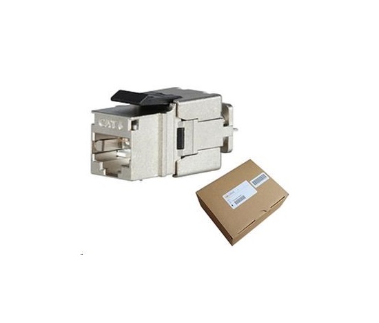 Solarix MULTIPACK 24 ks - rýchly rez keystone CAT6 STP RJ45 čierny SXKJ-6-STP-BK-NA