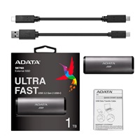 Externý SSD disk ADATA 512 GB SE760 USB 3.2 Gen2 typ C čierna