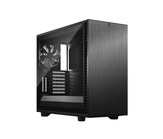 FRACTAL DESIGN Define 7 Light Tempered Glass Midi Tower, čierna, bez zdroja napájania