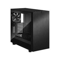 FRACTAL DESIGN Define 7 Light Tempered Glass Midi Tower, čierna, bez zdroja napájania