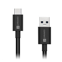 CONNECT IT Wirez USB-C (typ C) -> USB-A, USB 3.1 Gen 1, čierna, 2 m