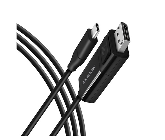 AXAGON RVC-DPC, redukcia / kábel USB-C -> DisplayPort 1.8 m, 4K/60 Hz