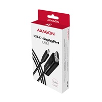 AXAGON RVC-DPC, redukcia / kábel USB-C -> DisplayPort 1.8 m, 4K/60 Hz