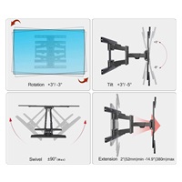 Otočný sklopný držák Tv NB DF600-P6