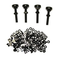 XtendLan 19" stojanový rozvaděč 42U 600x600, nosnost 800kg, skleněné dveře, plná záda, kolečka,černý