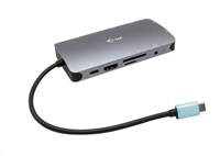iTec USB-C Metal Nano Dock HDMI/VGA s LAN + Power Delivery 100 W