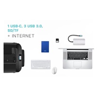 iTec USB-C Metal Nano Dock HDMI/VGA s LAN + Power Delivery 100 W