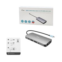 iTec USB-C Metal Nano 3x Display Dokovacia stanica + Power Delivery 100 W
