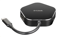 Rozbočovač D-Link DUB-M420 4 v 1 USB-C s rozhraním HDMI a funkciou Power Delivery