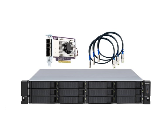 QNAP TL-R1200S-RP rozšiřující jednotka QNAP NAS s QXP-1600eS (12xSATA,3xSFF-8088,RP)