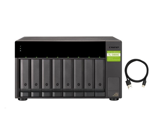 QNAP TL-D800C rozšiřující jednotka QNAP NAS (8xSATA,USB-C 3.2 Gen2)
