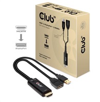 Club3D Aktívny adaptér HDMI na DisplayPort 4K60Hz, M/F