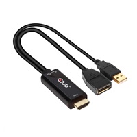 Club3D Aktívny adaptér HDMI na DisplayPort 4K60Hz, M/F