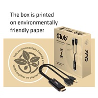 Club3D Aktívny adaptér HDMI na DisplayPort 4K60Hz, M/F