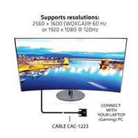 Club3D DVI-D Dual Link kábel (24+1), 3 m, obojsmerný, 28 AWG