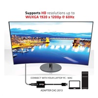 Aktívny adaptér Club3D DisplayPort na VGA