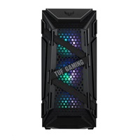 ASUS skriňa TUF GAMING GT301 BLACK AURA, ATX Tower, čierna, bez zdroja