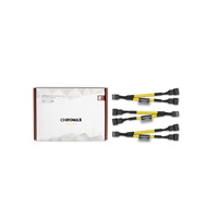 NOCTUA Rozdrojka NA-SYC1, 3x, 4-pin ventilátor, žlutá