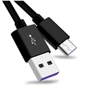 Kábel USB PREMIUMCORD 3.1 C/M - USB 2.0 A/M, super rýchle nabíjanie 5A, čierna, 1m
