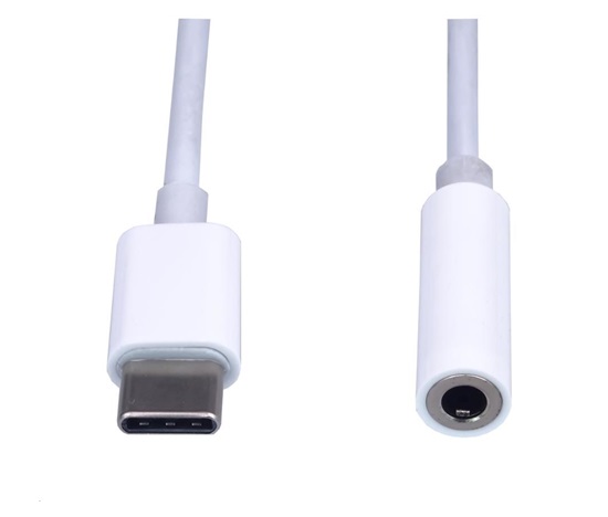 PremiumCord Prevodník USB-C na audio jack 3,5 mm samica 10 cm