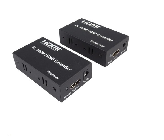 Rozširovač HDMI PremiumCord 4K na 100 m pomocou jedného kábla Cat5e/Cat6