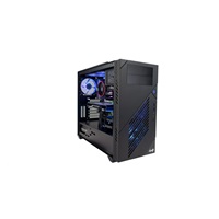 IN WIN case C200, mid tower, 166mm ventilátor, 2x2.5", 5x5.25", 1 x USB Type-C, 2x USB 3.0 / HD Audio / čierna